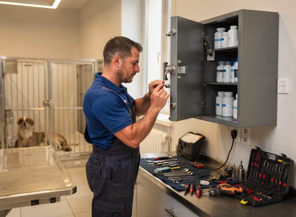 Serrurier à Perpignan effectuant des réparations et installations de serrures rapidement et efficace.