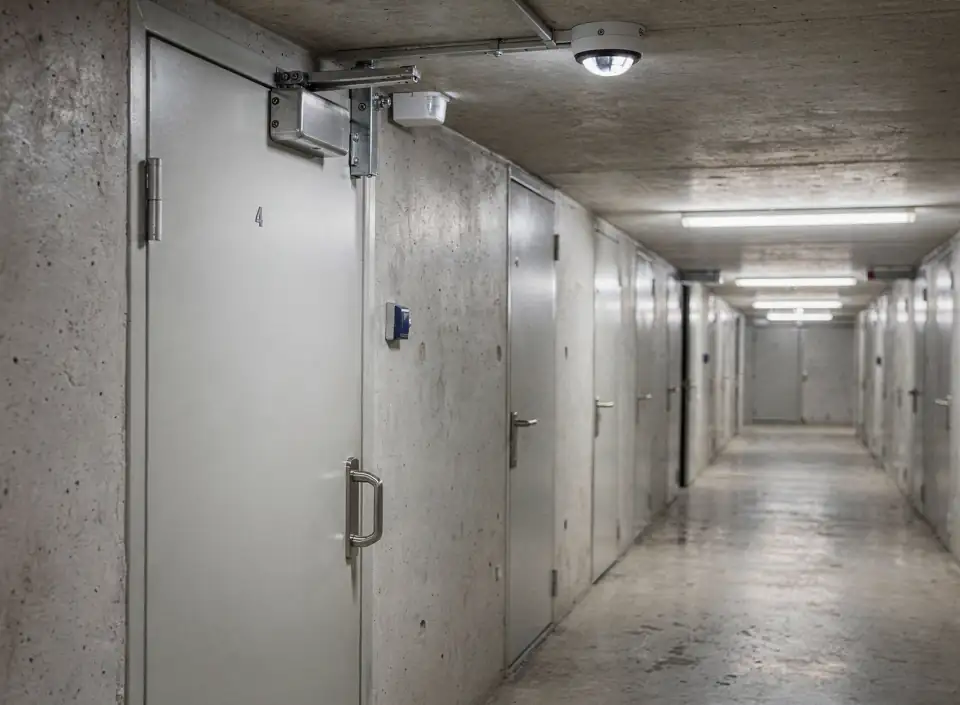 Sécuriser une porte de cave commune à Campoussy